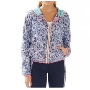 Lilly Pulitzer EUC Windbreaker Jacket Women’s XL